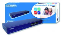 Eminent EM4416 16 Port Networking Switch 10/100Mbps